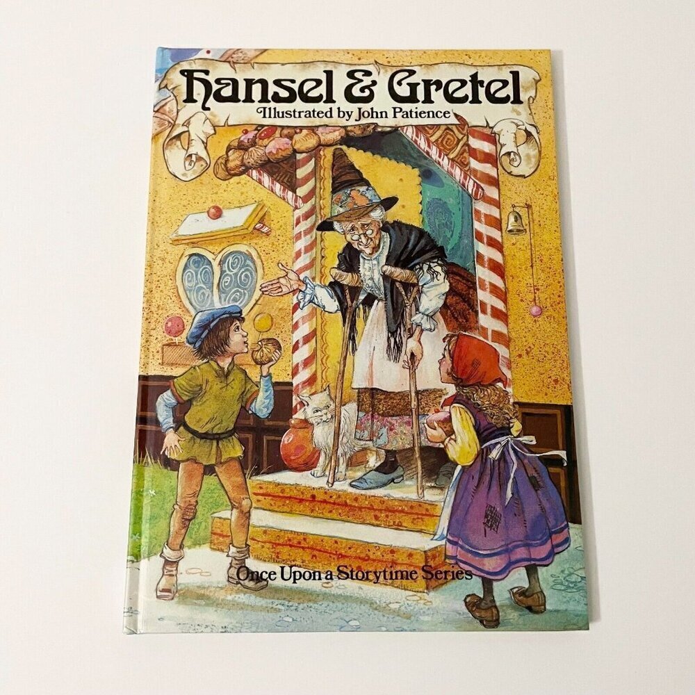 Hansel and Gretel Hardcover Illustrated by John Patience Printed in Hungary